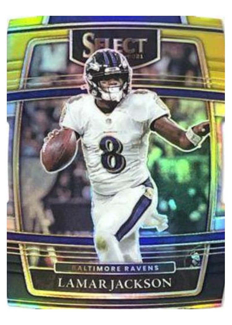 2021 Panini Select Base Set Lamar Jackson #5 card