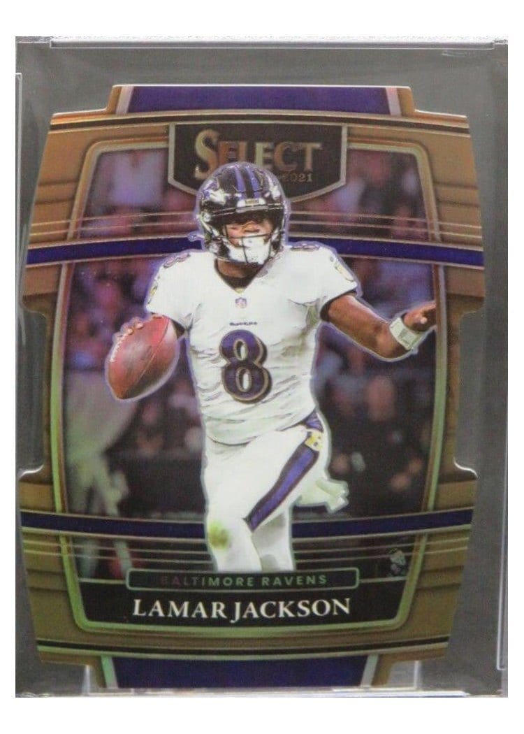 2021 Panini Select Base Set Lamar Jackson #5 card