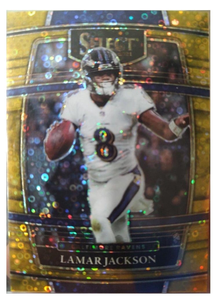 2021 Panini Select Base Set Lamar Jackson #5 card