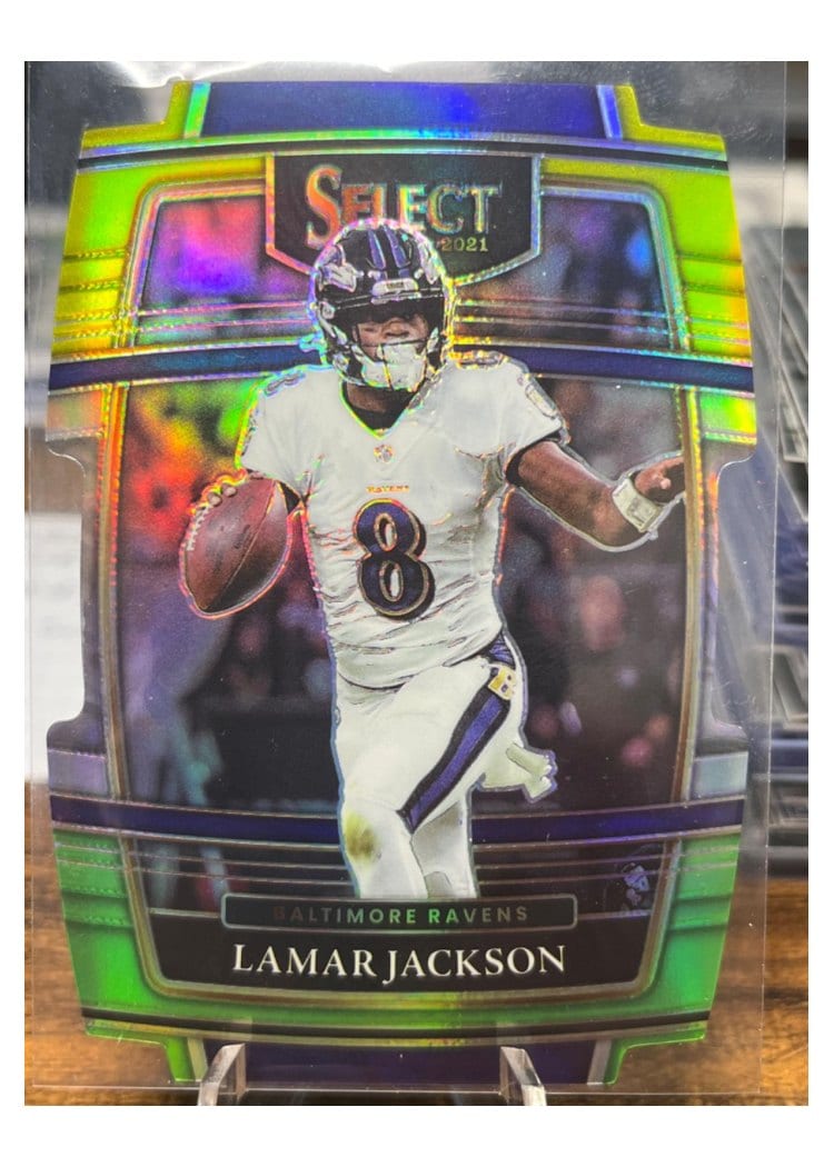 2021 Panini Select Base Set Lamar Jackson #5 card