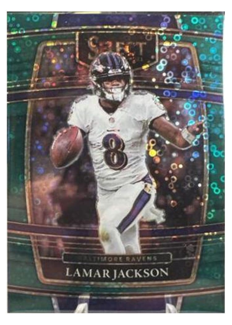 2021 Panini Select Base Set Lamar Jackson #5 card