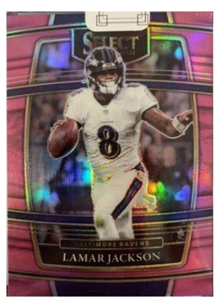 2021 Panini Select Base Set Lamar Jackson #5 card
