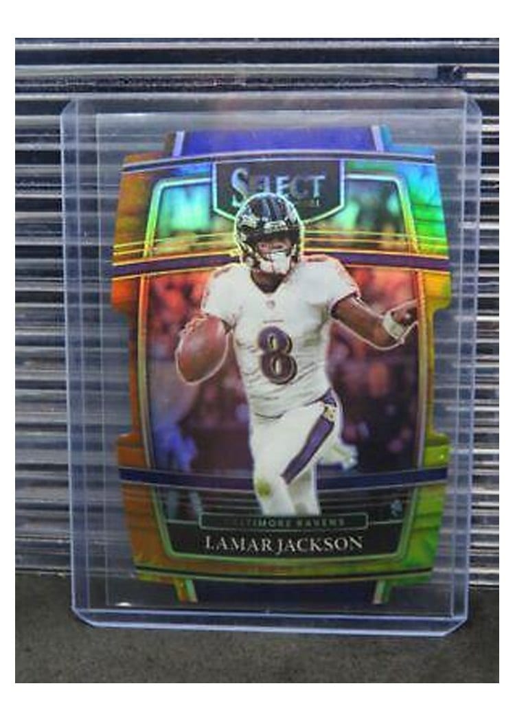 2021 Panini Select Base Set Lamar Jackson #5 card