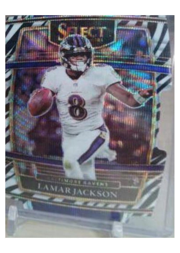 2021 Panini Select Base Set Lamar Jackson #5 card