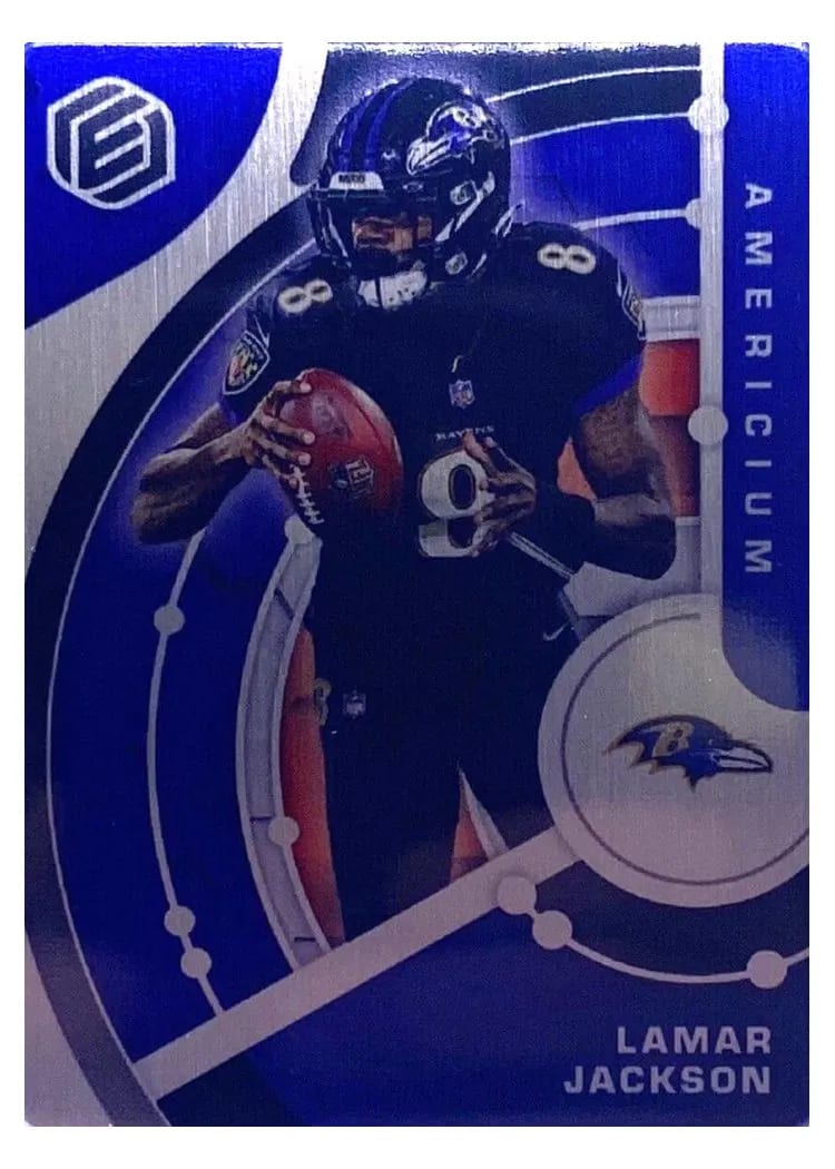 2022 Panini Elements Base Set Lamar Jackson #20 card