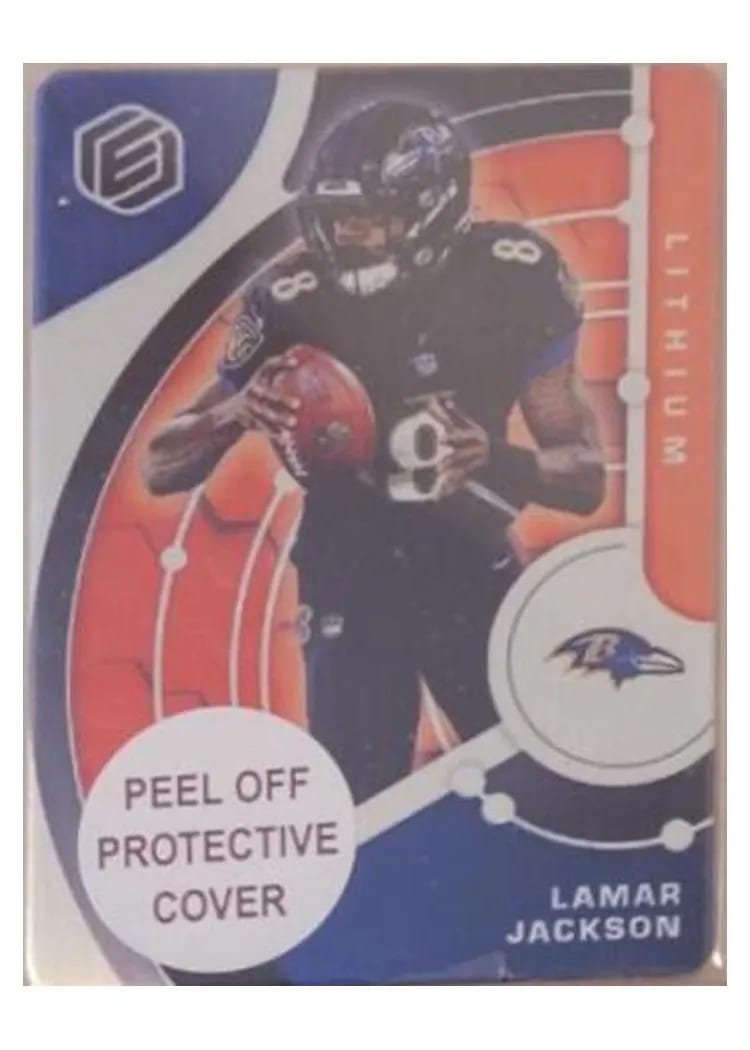 2022 Panini Elements Base Set Lamar Jackson #20 card