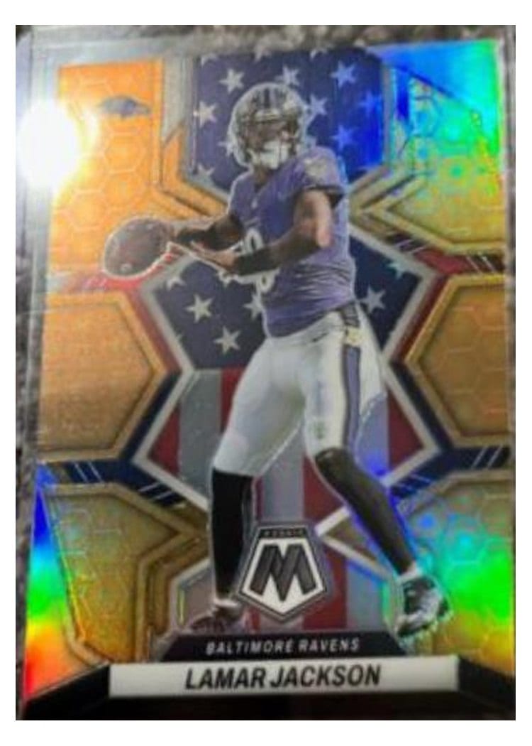 2022 Panini Mosaic Lamar Jackson #259 card