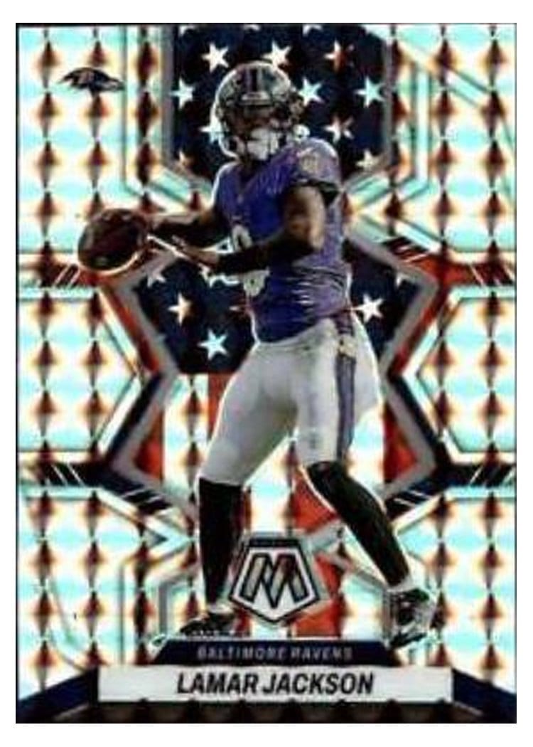 2022 Panini Mosaic Lamar Jackson #259 card