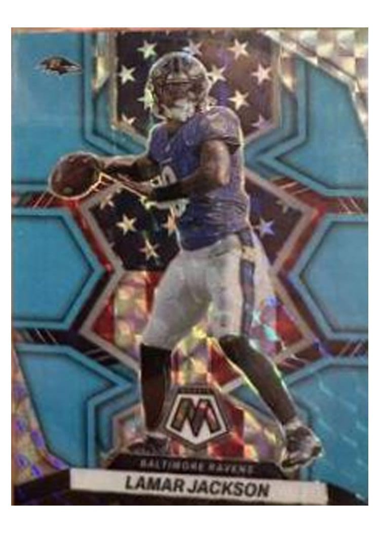 2022 Panini Mosaic Lamar Jackson #259 card