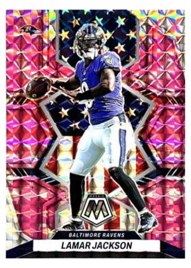 2022 Panini Mosaic Lamar Jackson #259 card