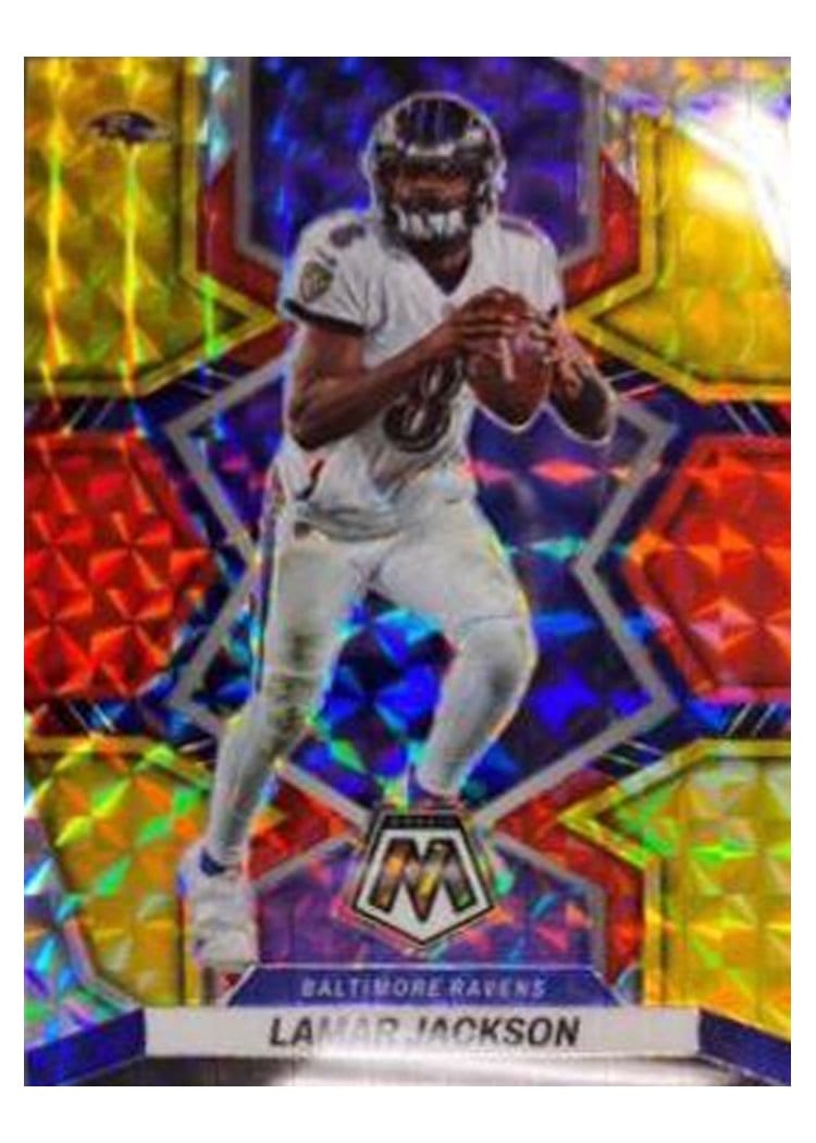 2022 Panini Mosaic Lamar Jackson #259 card