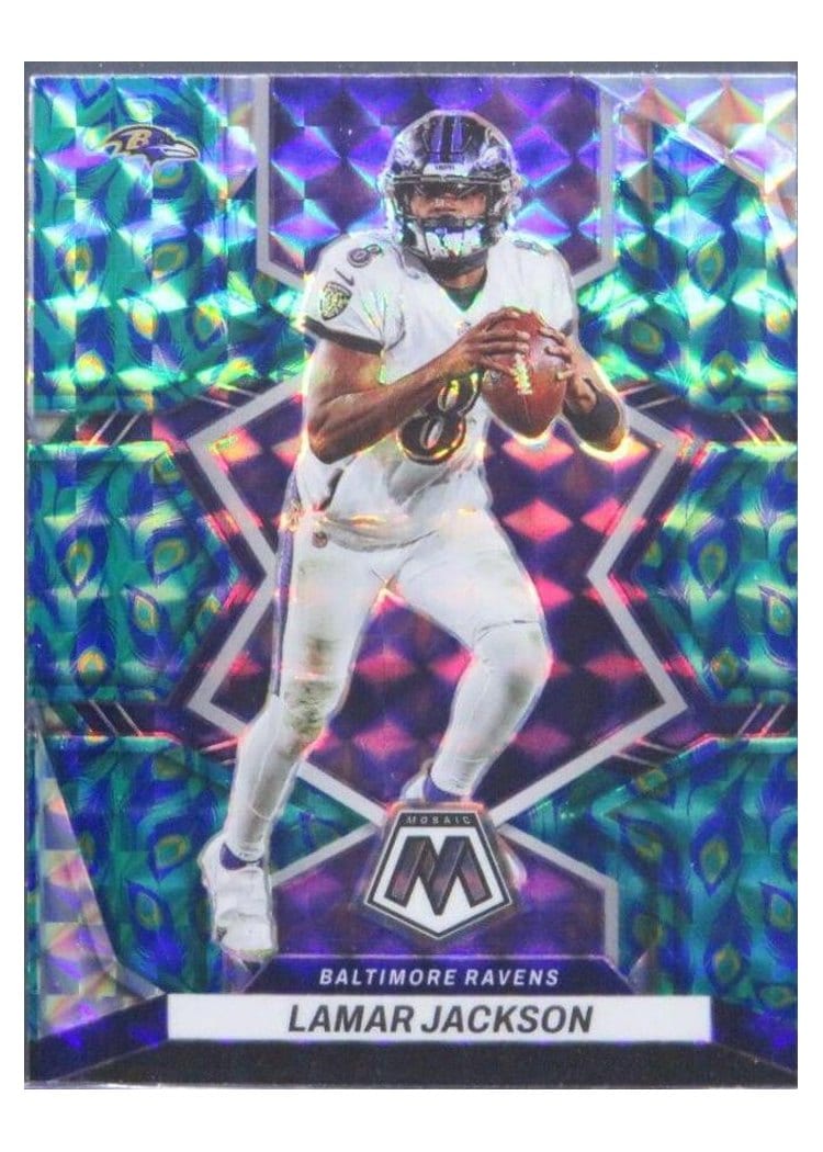 2022 Panini Mosaic Lamar Jackson #259 card