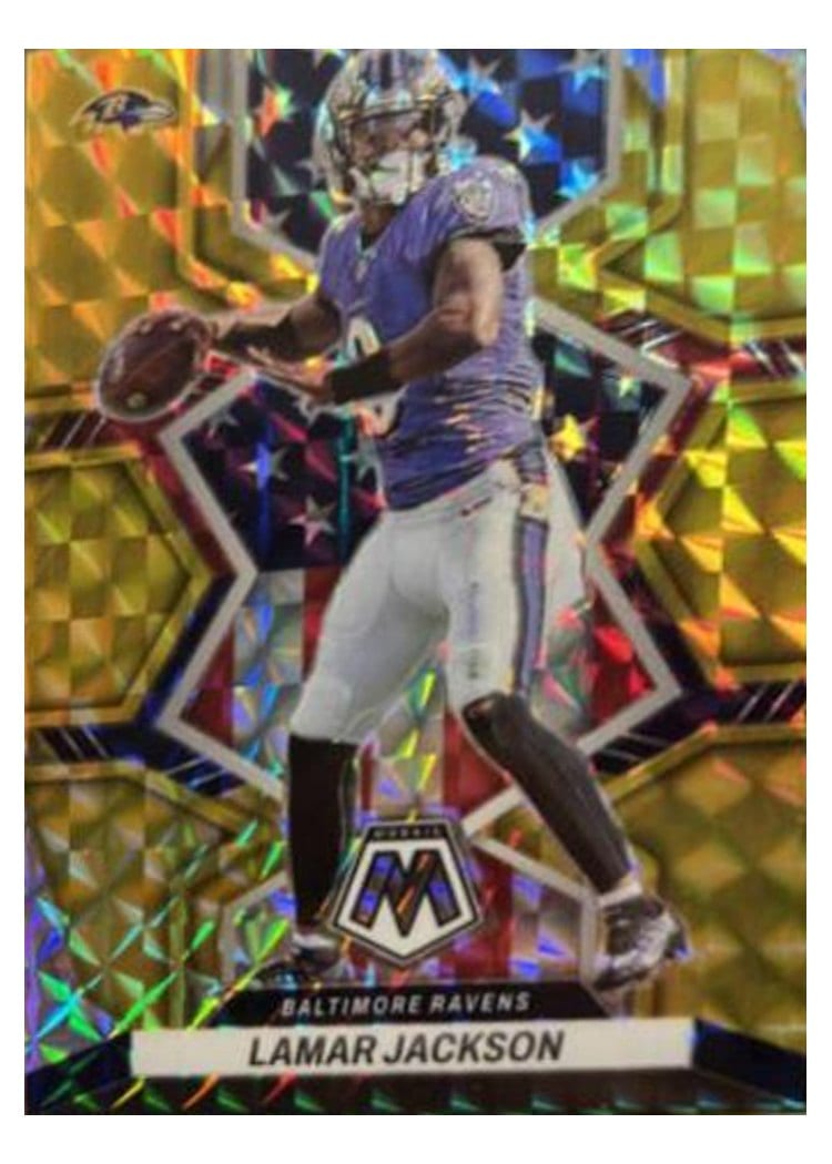 2022 Panini Mosaic Lamar Jackson #259 card
