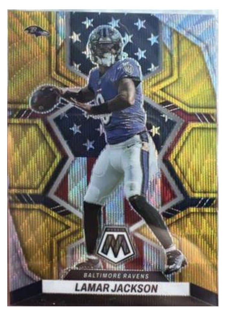 2022 Panini Mosaic Lamar Jackson #259 card