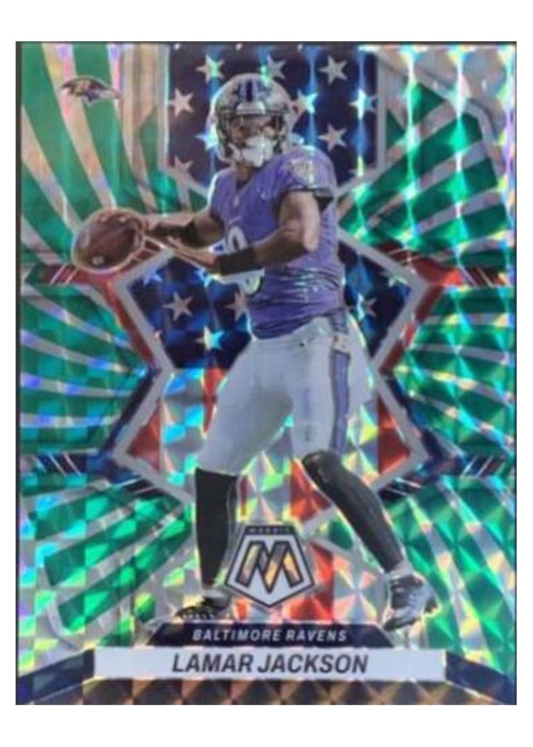 2022 Panini Mosaic Lamar Jackson #259 card