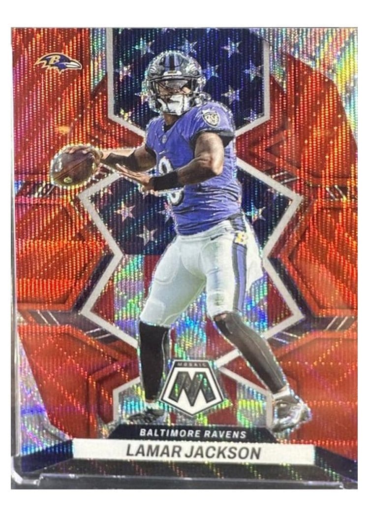2022 Panini Mosaic Lamar Jackson #259 card