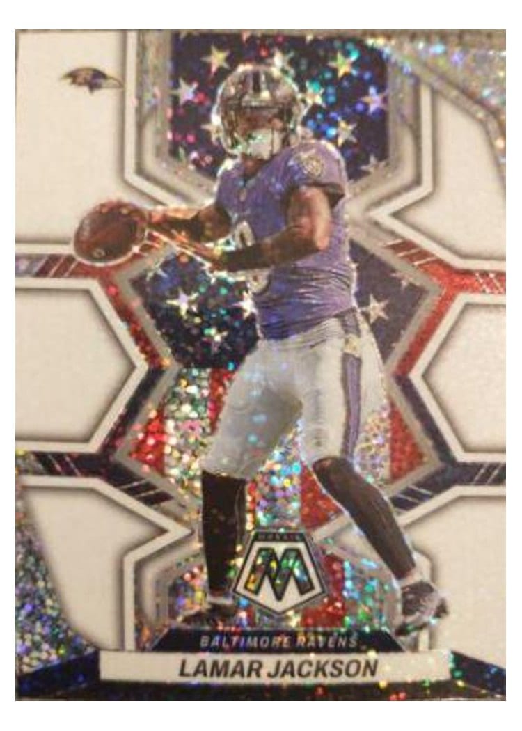 2022 Panini Mosaic Lamar Jackson #259 card