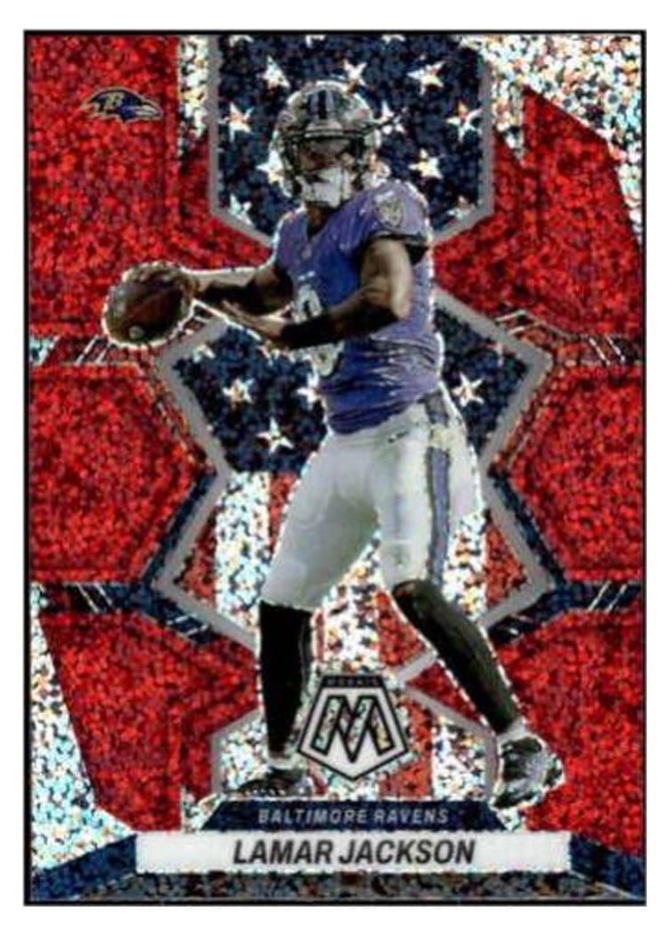 2022 Panini Mosaic Lamar Jackson #259 card