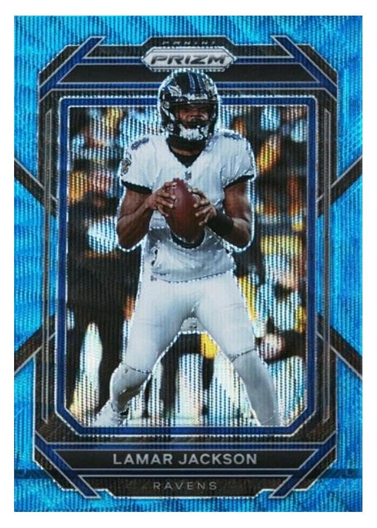 2022 Panini Prizm Base Set Lamar Jackson #19 card