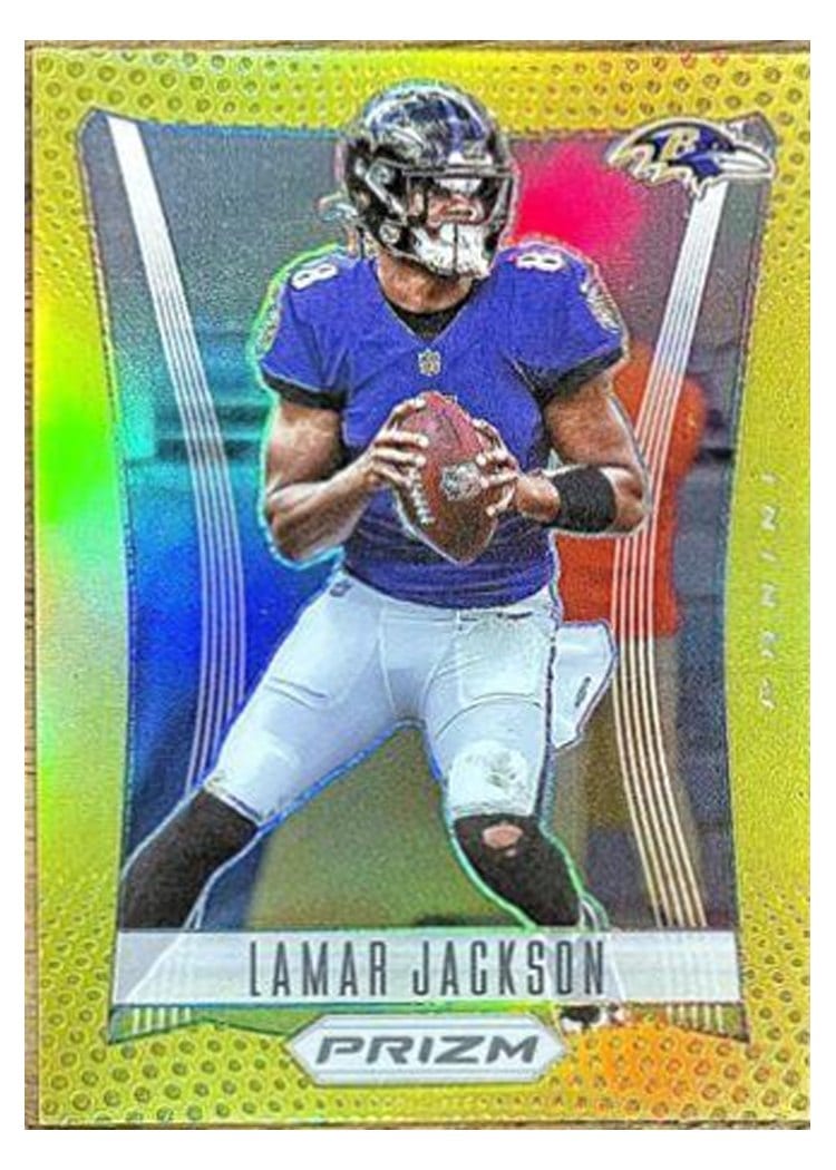 2022 Panini Prizm Base Set Lamar Jackson #19 card