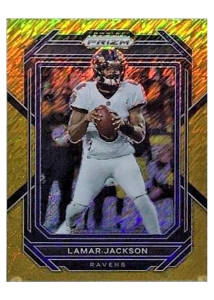 2022 Panini Prizm Base Set Lamar Jackson #19 card