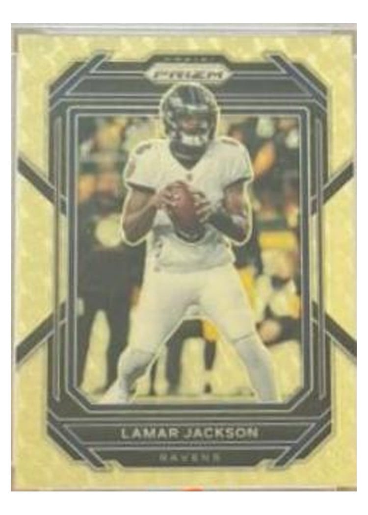 2022 Panini Prizm Base Set Lamar Jackson #19 card