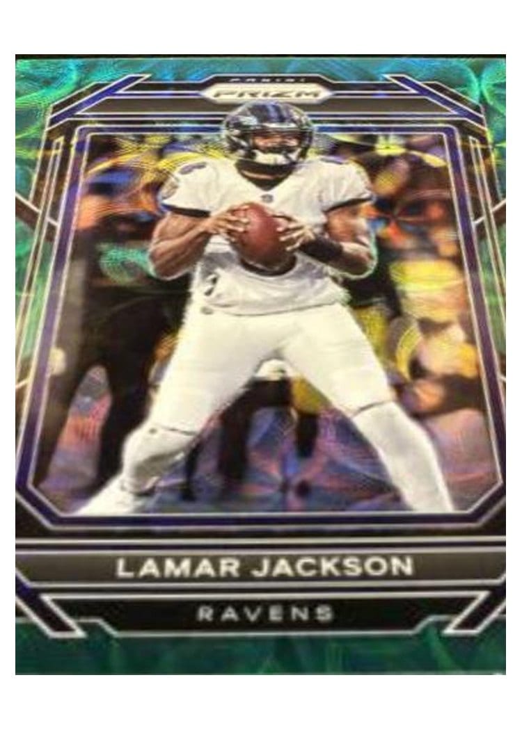 2022 Panini Prizm Base Set Lamar Jackson #19 card