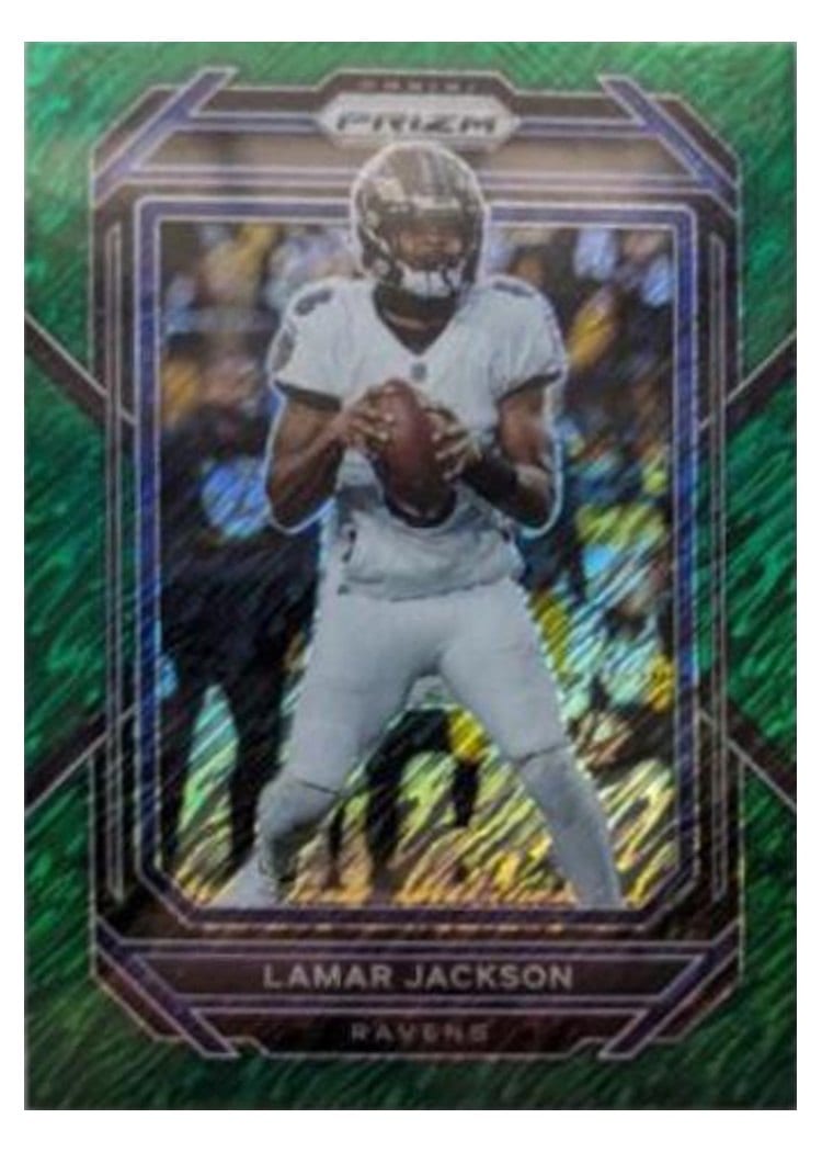2022 Panini Prizm Base Set Lamar Jackson #19 card