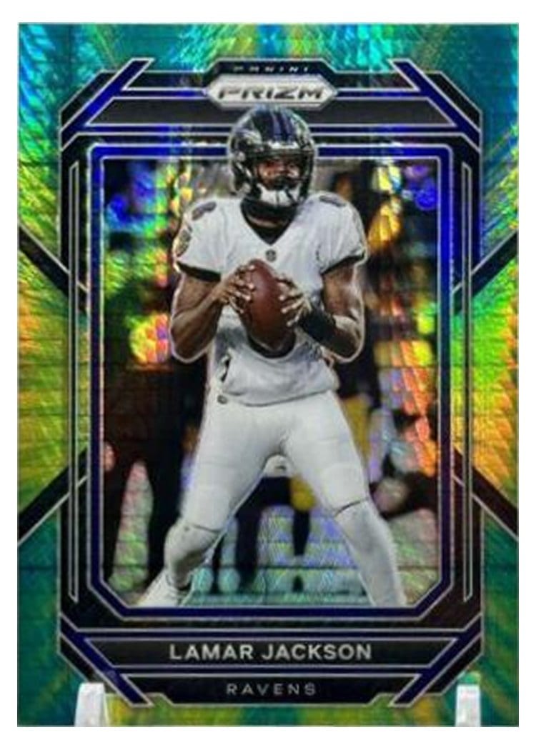 2022 Panini Prizm Base Set Lamar Jackson #19 card