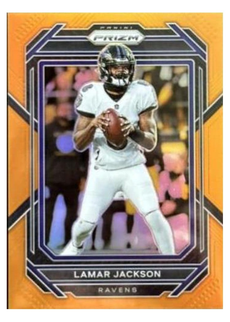 2022 Panini Prizm Base Set Lamar Jackson #19 card