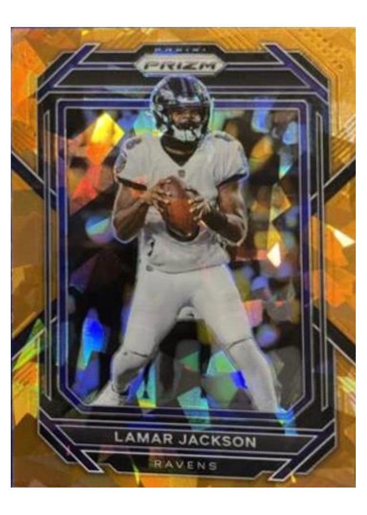 2022 Panini Prizm Base Set Lamar Jackson #19 card