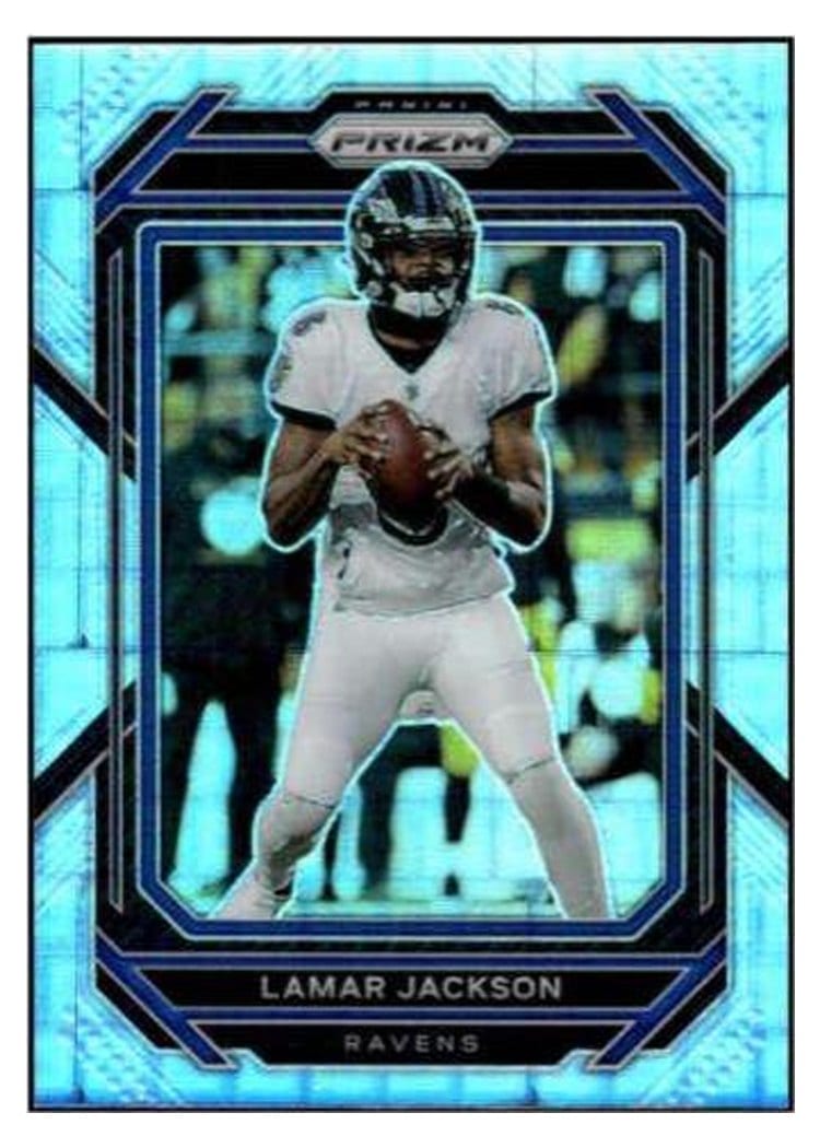 2022 Panini Prizm Base Set Lamar Jackson #19 card