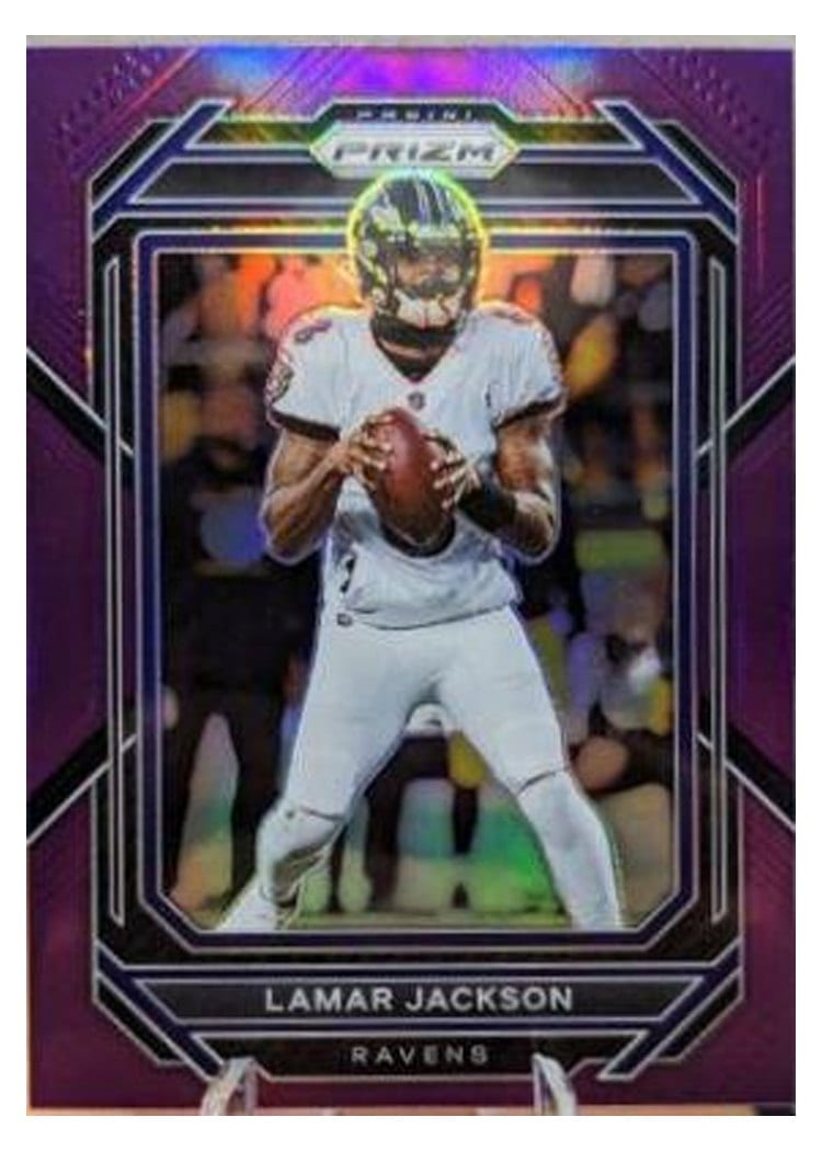 2022 Panini Prizm Base Set Lamar Jackson #19 card