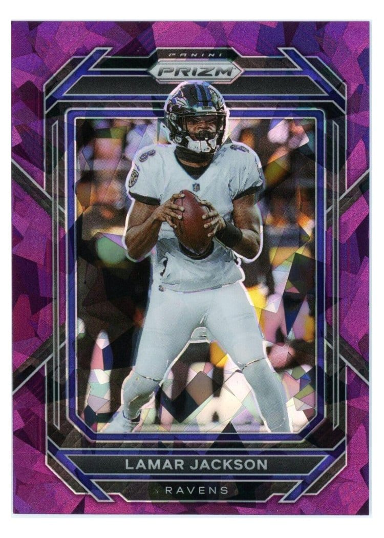 2022 Panini Prizm Base Set Lamar Jackson #19 card
