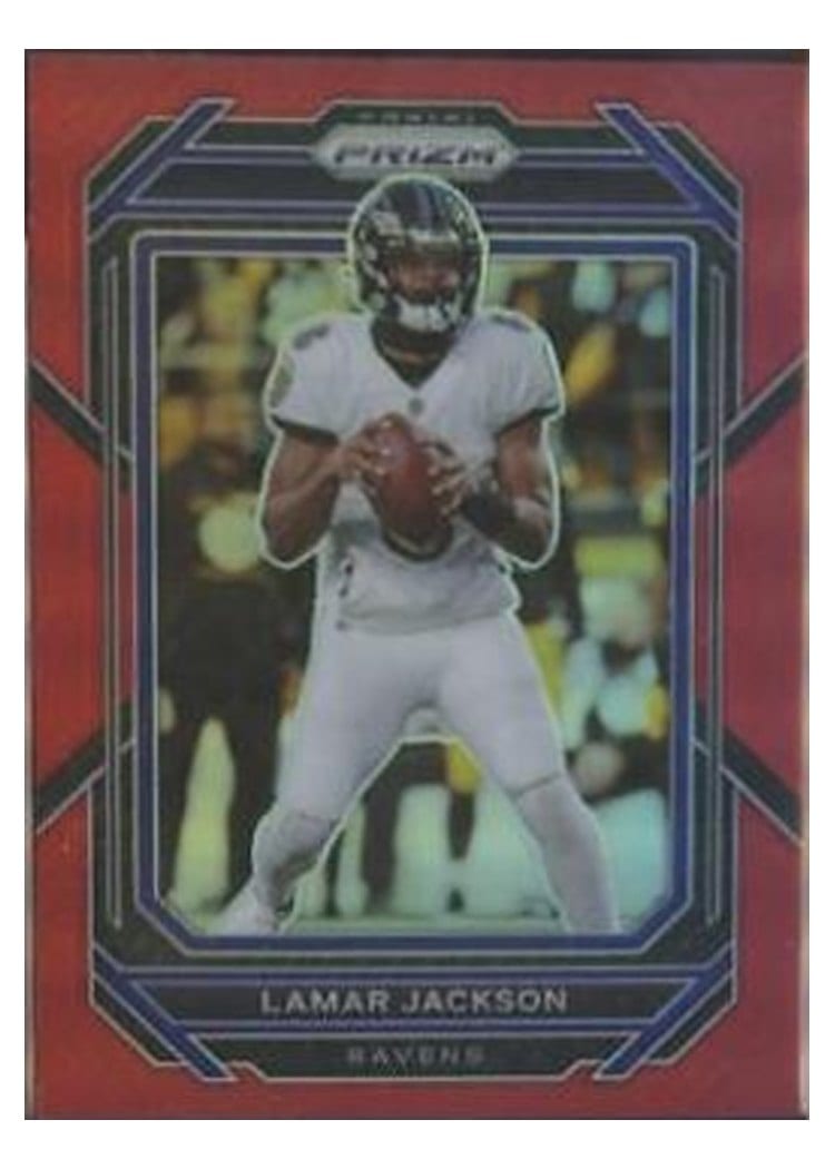 2022 Panini Prizm Base Set Lamar Jackson #19 card