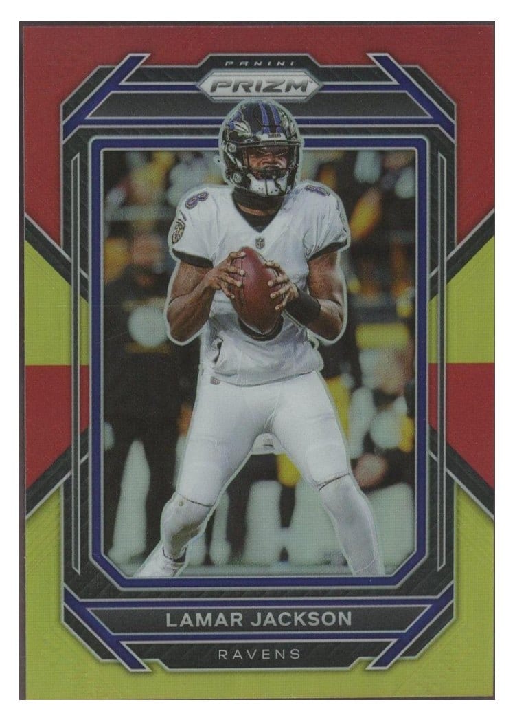 2022 Panini Prizm Base Set Lamar Jackson #19 card