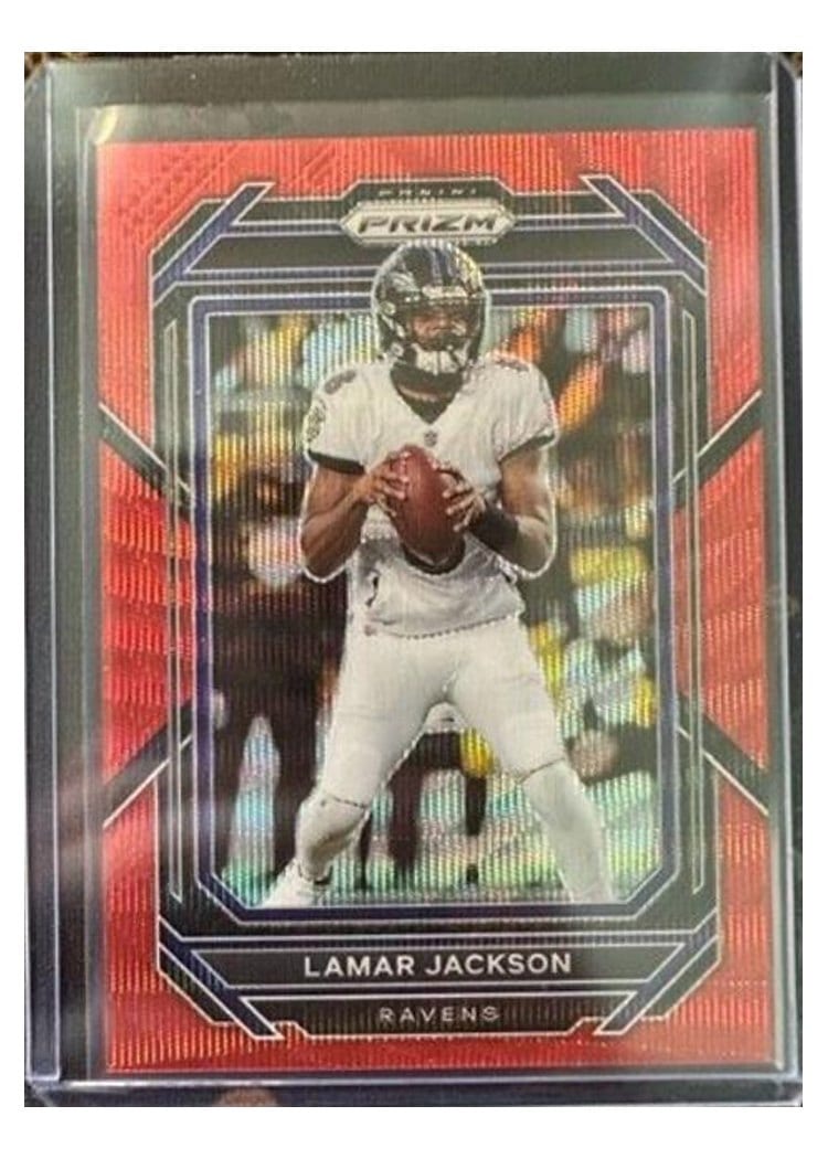 2022 Panini Prizm Base Set Lamar Jackson #19 card