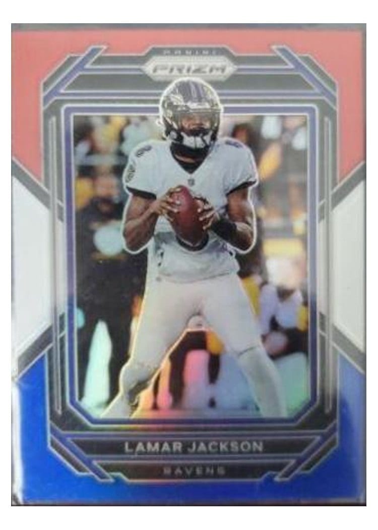 2022 Panini Prizm Base Set Lamar Jackson #19 card