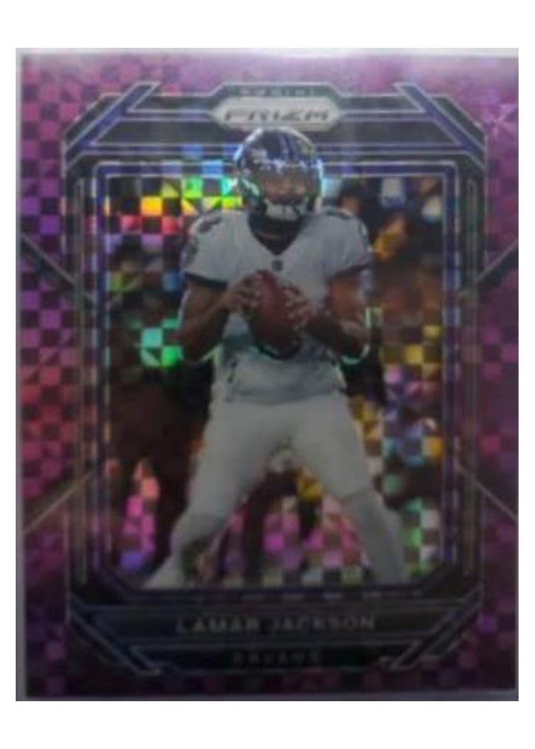 2022 Panini Prizm Base Set Lamar Jackson #19 card