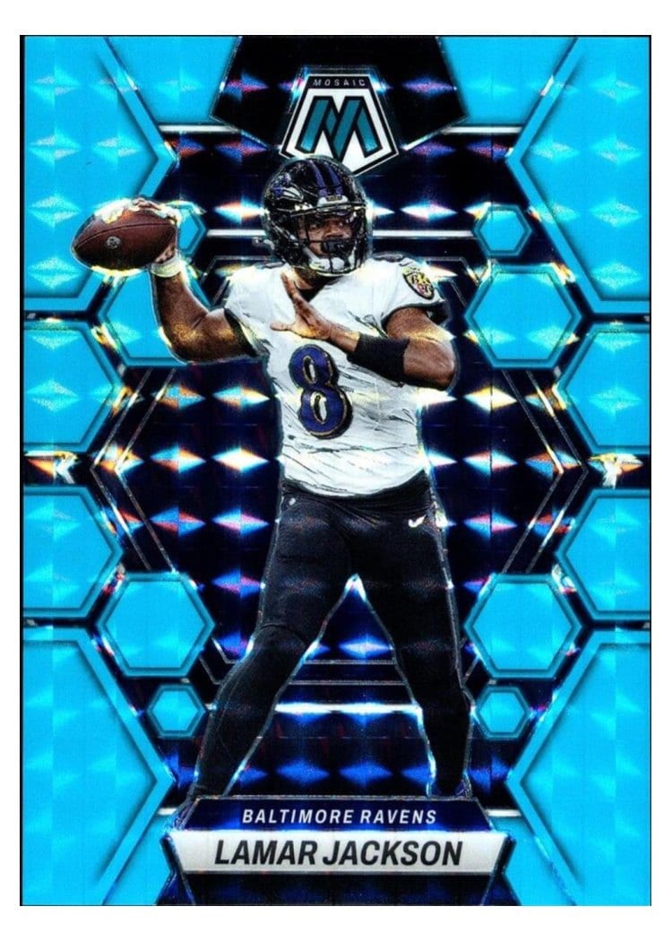 2023 Panini Mosaic Base Set Lamar Jackson #13 card