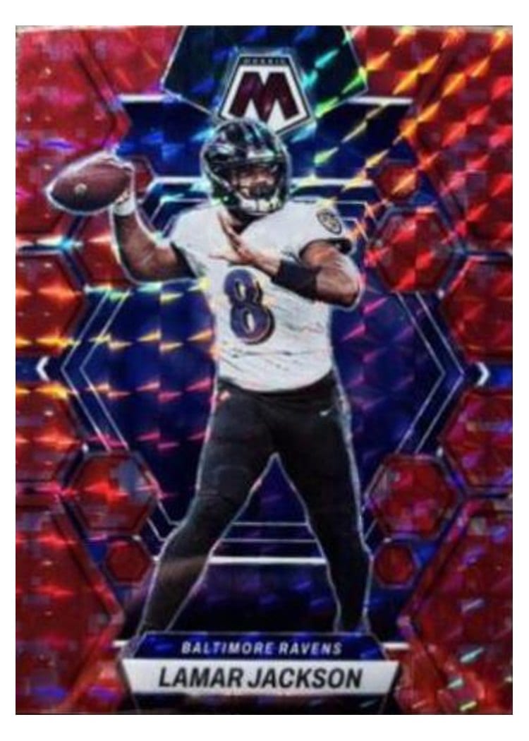 2023 Panini Mosaic Base Set Lamar Jackson #13 card
