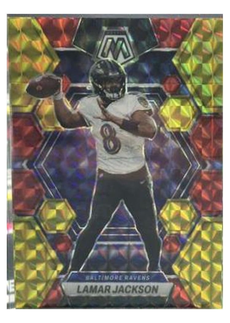2023 Panini Mosaic Base Set Lamar Jackson #13 card