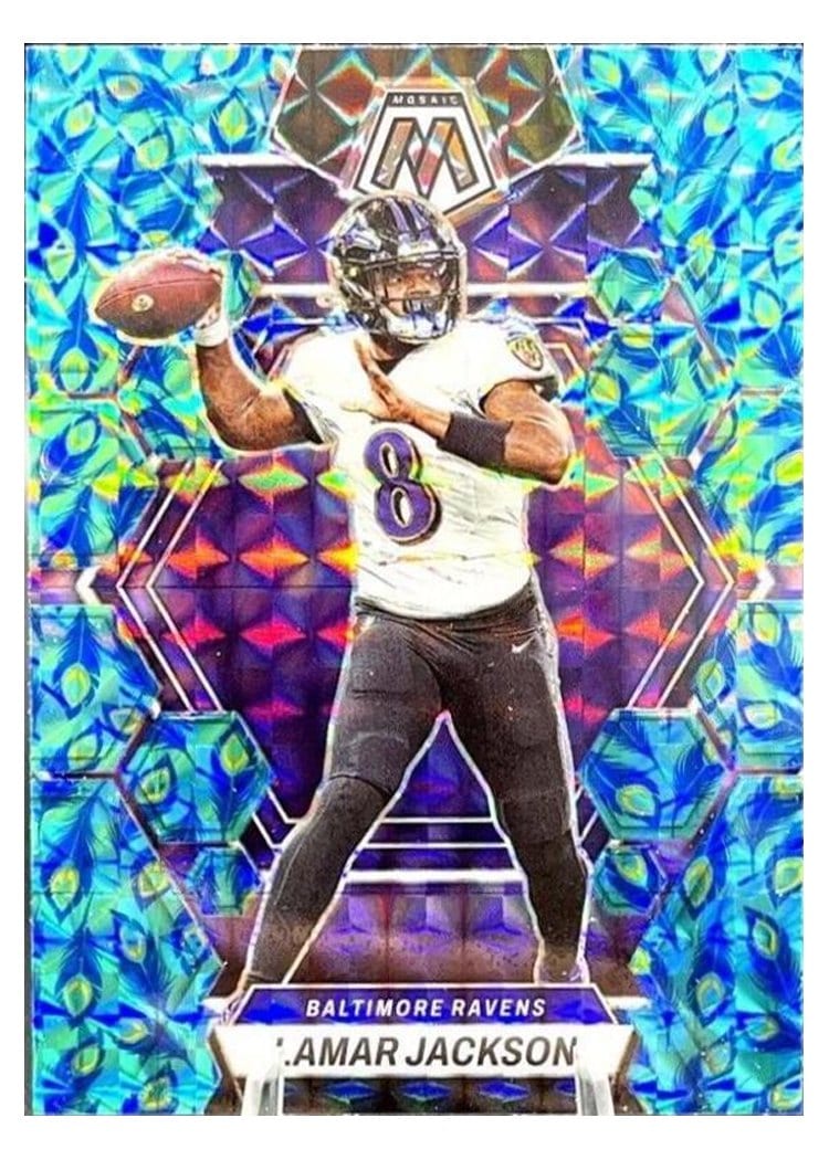 2023 Panini Mosaic Base Set Lamar Jackson #13 card