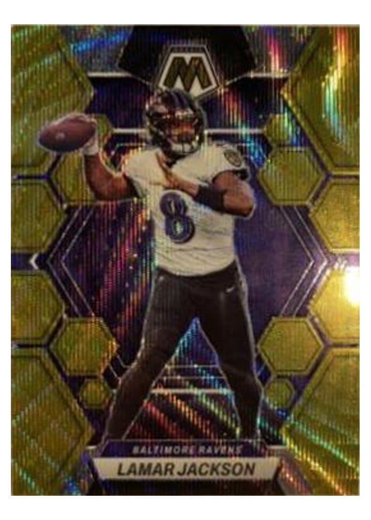 2023 Panini Mosaic Base Set Lamar Jackson #13 card