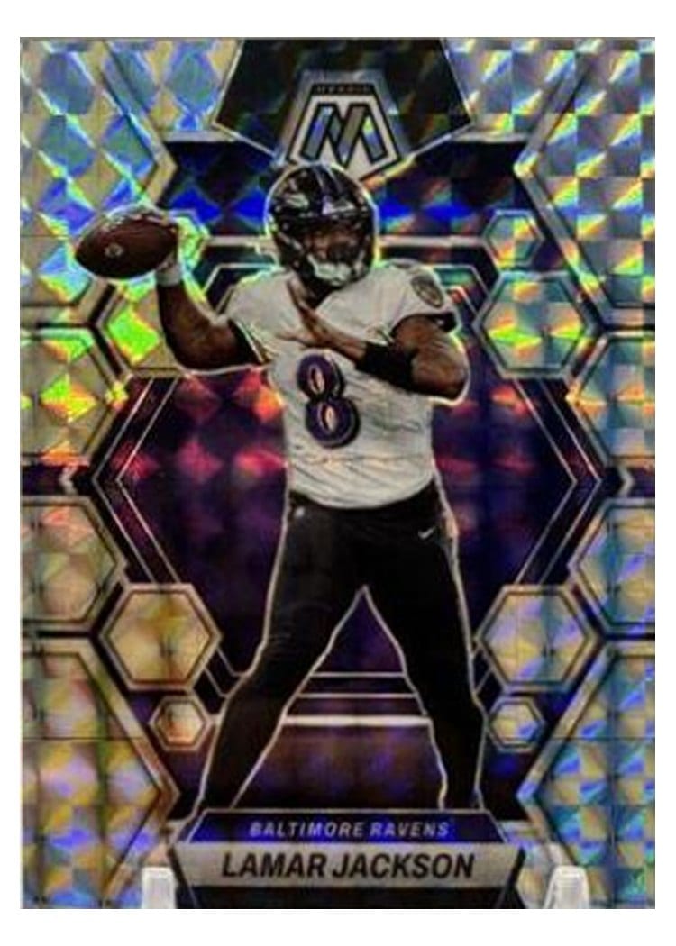 2023 Panini Mosaic Base Set Lamar Jackson #13 card