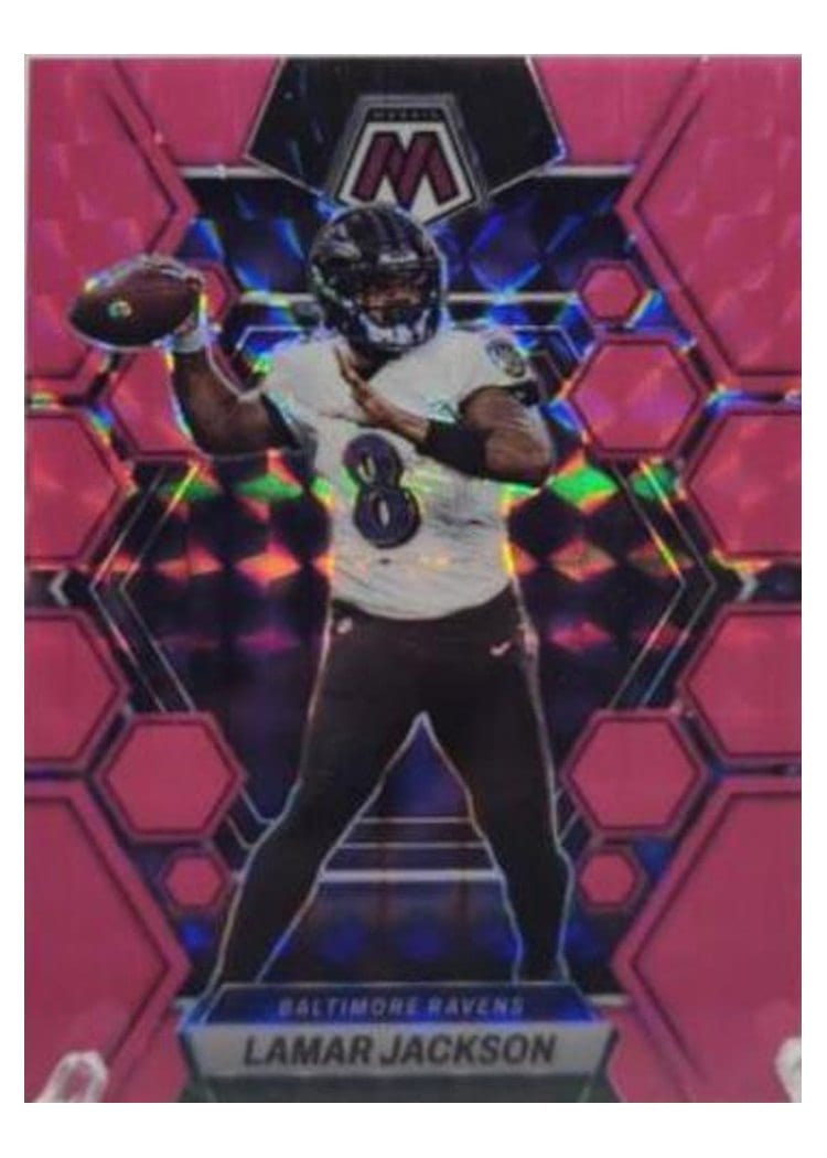 2023 Panini Mosaic Base Set Lamar Jackson #13 card