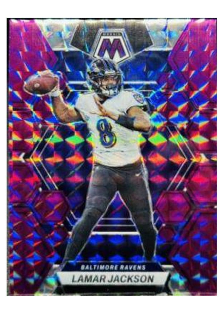 2023 Panini Mosaic Base Set Lamar Jackson #13 card
