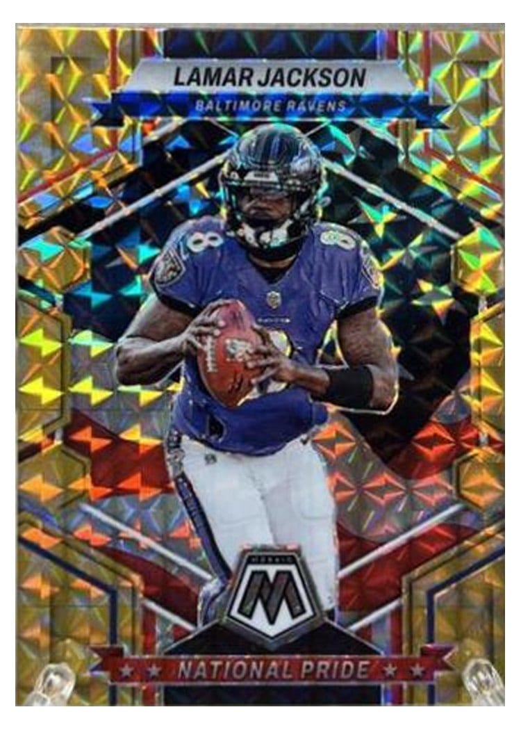 2023 Panini Mosaic Base Set Lamar Jackson #13 card