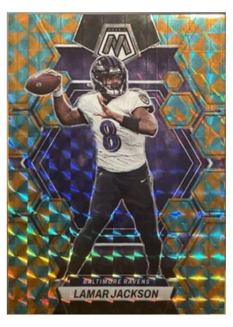 2023 Panini Mosaic Base Set Lamar Jackson #13 card