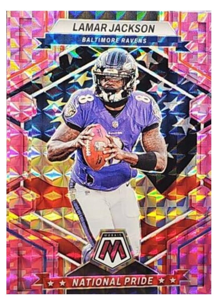 2023 Panini Mosaic Base Set Lamar Jackson #260 card